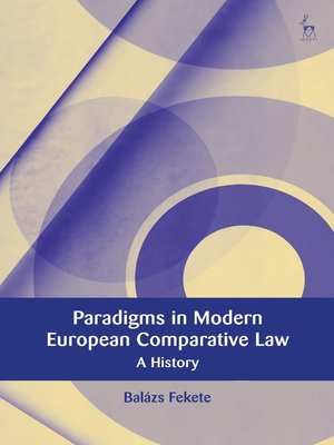 cover image of Paradigms in Modern European Comparative Law